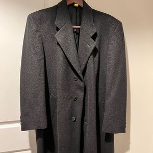 Wool pea coat mens large